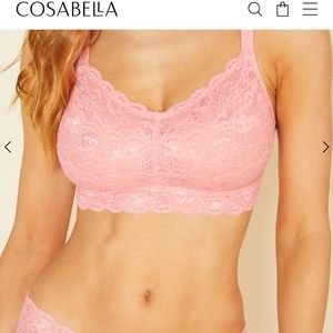 Cosabella Never Say Never Sweetie Petunia Pink Bralette M